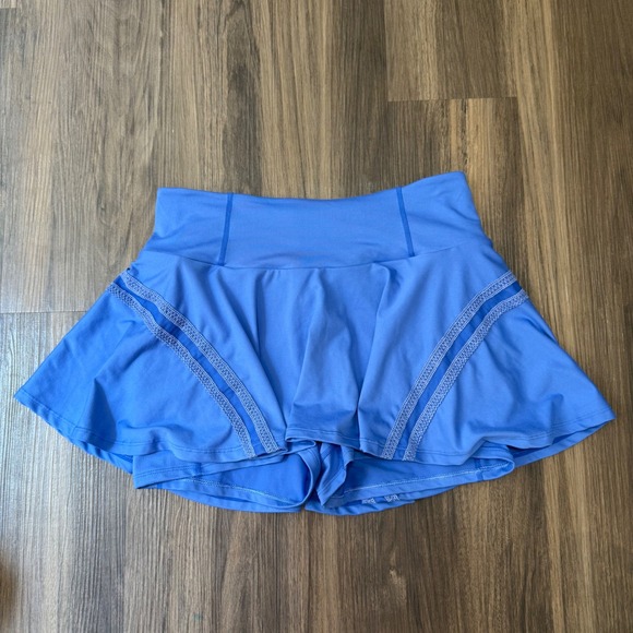 Free People Movement Pleats and Thank You Blue Skort Large - Picture 1 of 4
